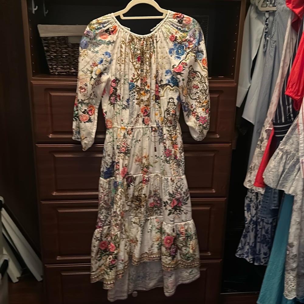 Beautiful Camilla kids cotton floral dress. Size 12.